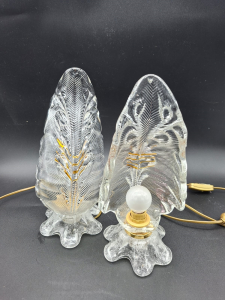 COPPIA ABAT JOURS MURANO VETRO