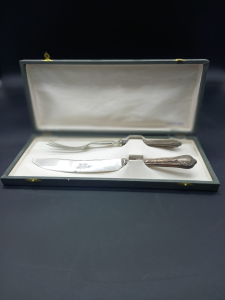 COPPIA POSATE VINTAGE PER ARROSTO