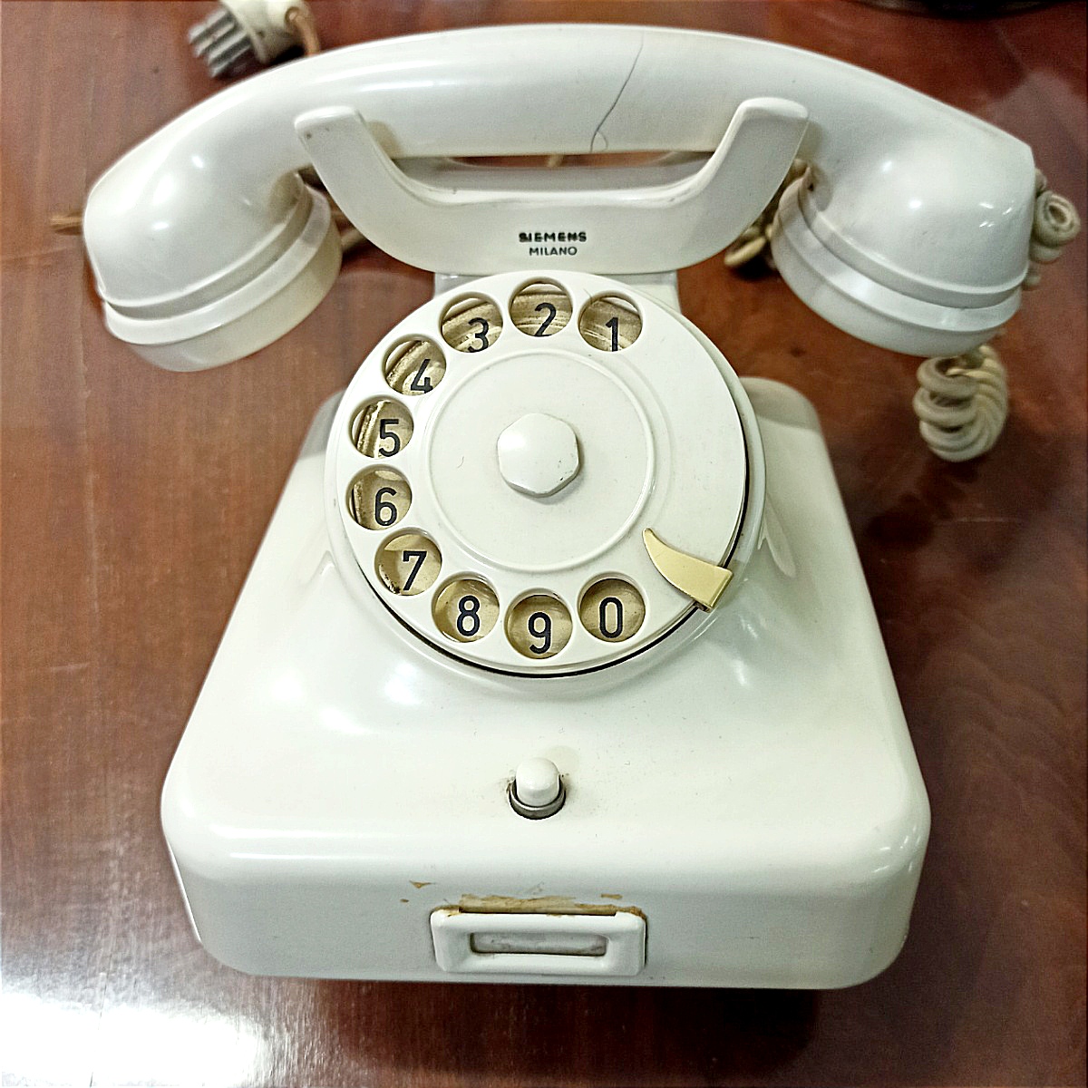 TELEFONO VINTAGE BIANCO ORIGINALE